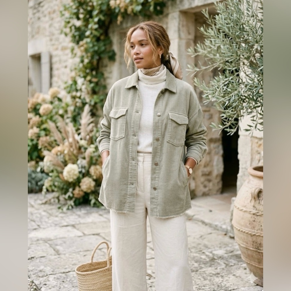 Zara Corduroy Shacket